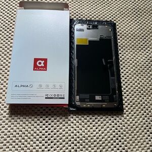 iPhone 15 Pro Max Black Screen Protector for Smartphones